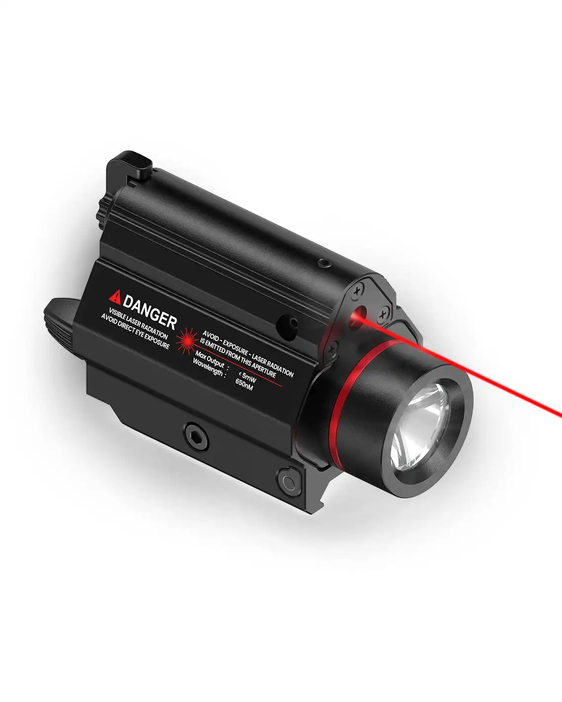 Feyachi LF-38 Lampe torche laser rouge 200 lumens avec support Picatinny :  : Sports et Plein air