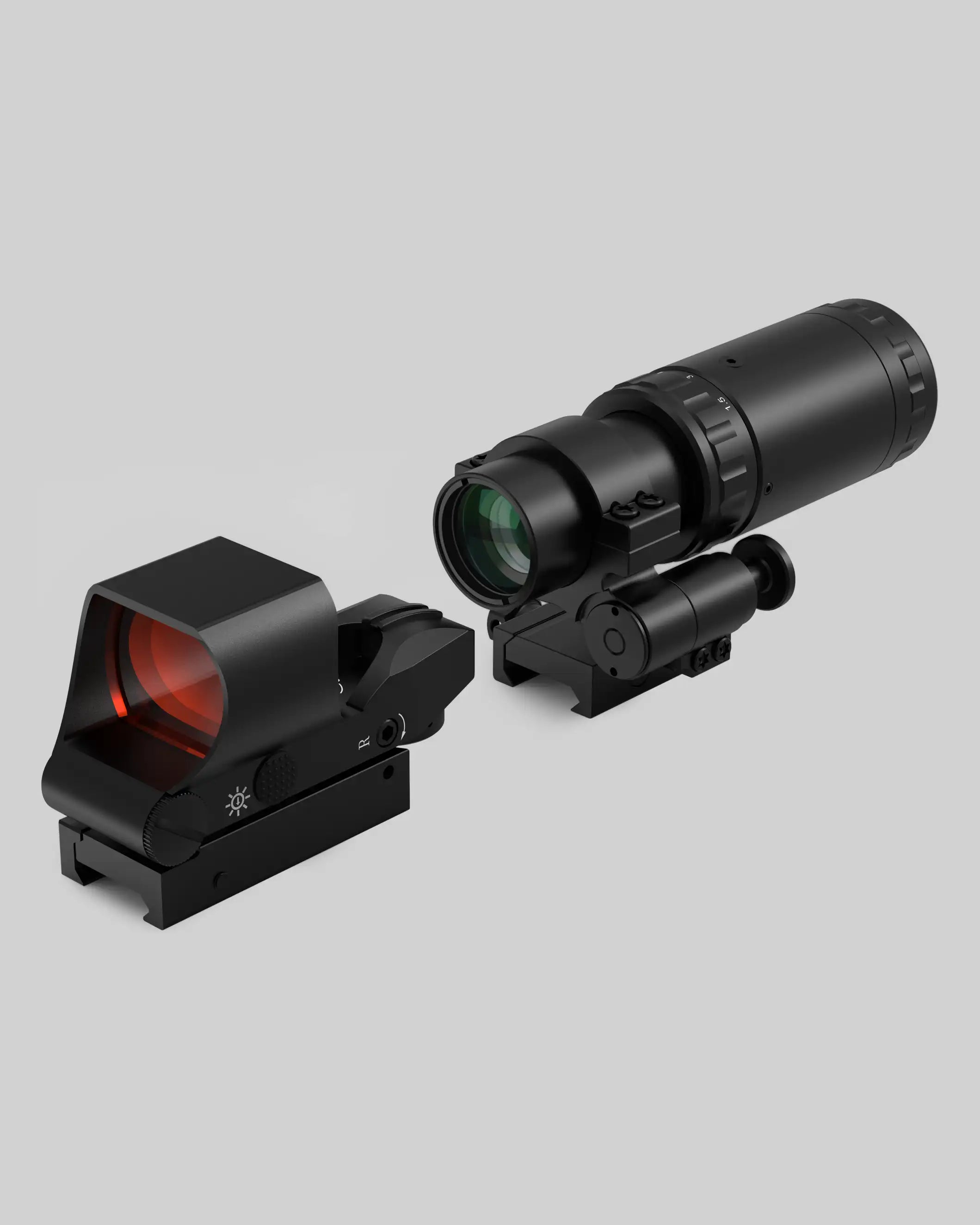 Feyachi M37&RS-30 Red Dot Magnifier Combo - Reflex Sight & Flip Mount