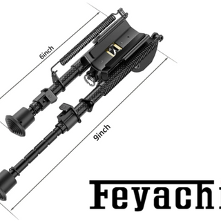 Feyachi carbon fiber bipod with adjustable legs and measurements