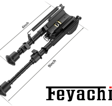 Feyachi carbon fiber bipod with adjustable legs and measurements