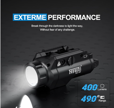 8 Best Tactical Flashlights for Handguns in 2024