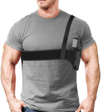 XAegis Shoulder Holster Under Arm Deep Concealment Gun Holster for All Pistols Right and Left Hand Breathable Neoprene