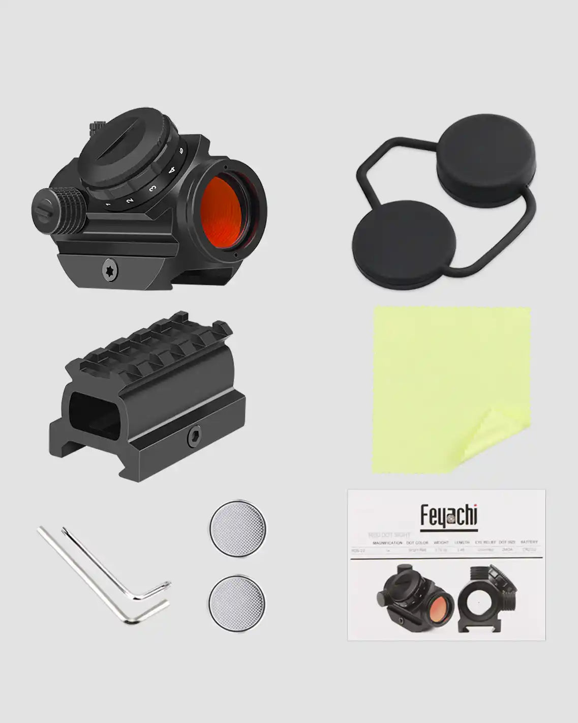 Feyachi Riser Feyachi RS-23 Micro Red Dot Sight - Compact with Riser Mount