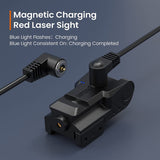 Feyachi Laser Sight Rechargeable Red Dot Lazer Sight for Picatinny Rail Handgun Pistol Tactical Airsoft Gun Rifle, USB Magnetic Charging