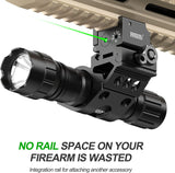 Feyachi PL-19 Green Laser Sight Waterproof Military Grade Low Profile Pistol Laser Sight Rifle Laser Sight for Weaver or Picatinny Rail