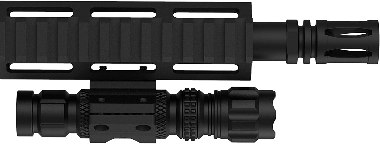 Fyland 1" Ring Mount for Flashlight Compatible with Mlok Handguard