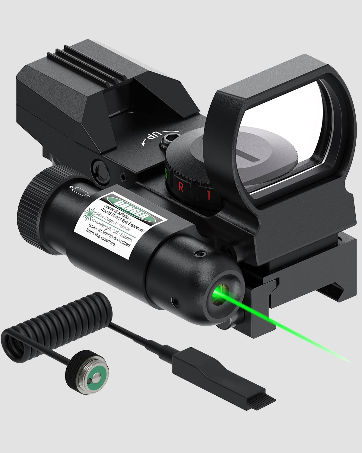 Feyachi RSL-88 Reflex Sight - 4 Reticle Red & Green Dot Sight
