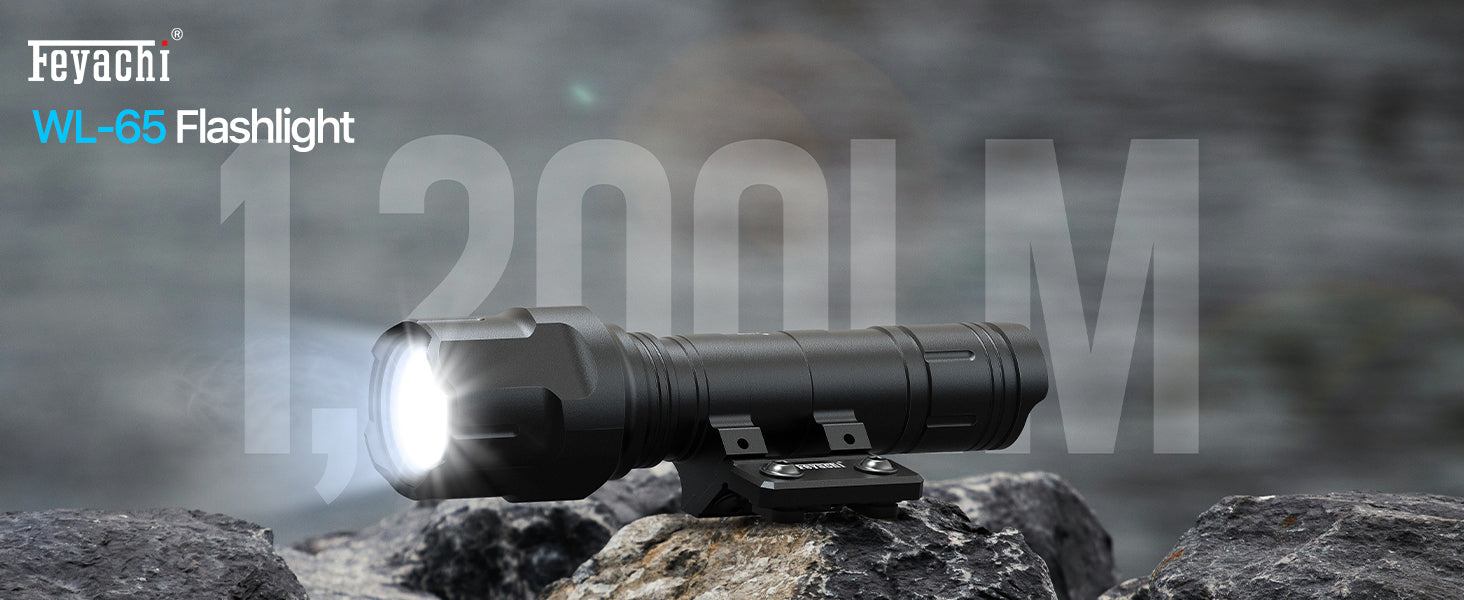 fenix fd65 focusable led flashlight Feyachi WL65 Tactical Flashlight - Professional 1200 Lumen