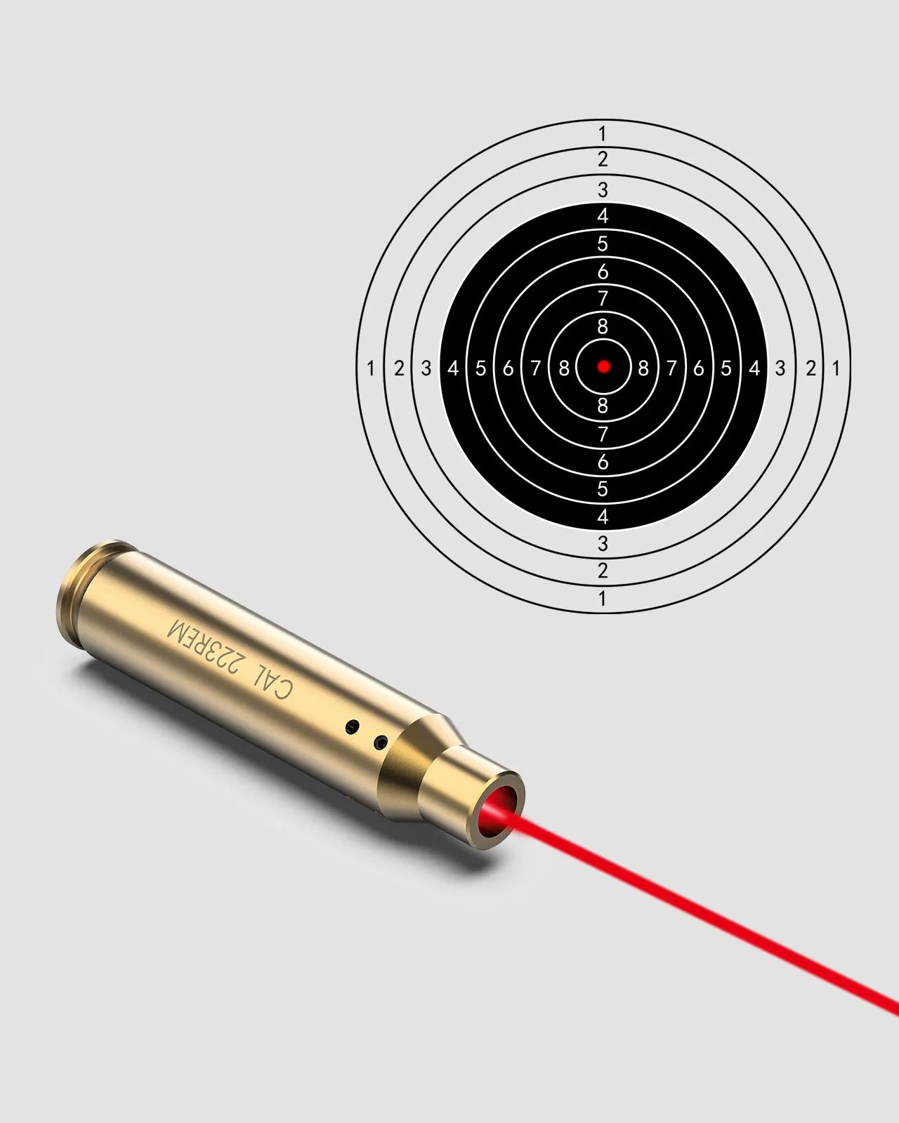 Mira de calibre Feyachi BS28 - Láser rojo de .223/5.56 mm
