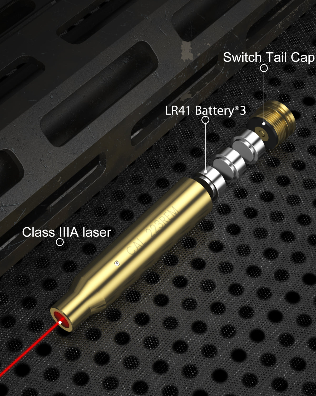 Laser de visée d'alésage Feyachi BS98 - Alésoir laser .223/5,56 mm