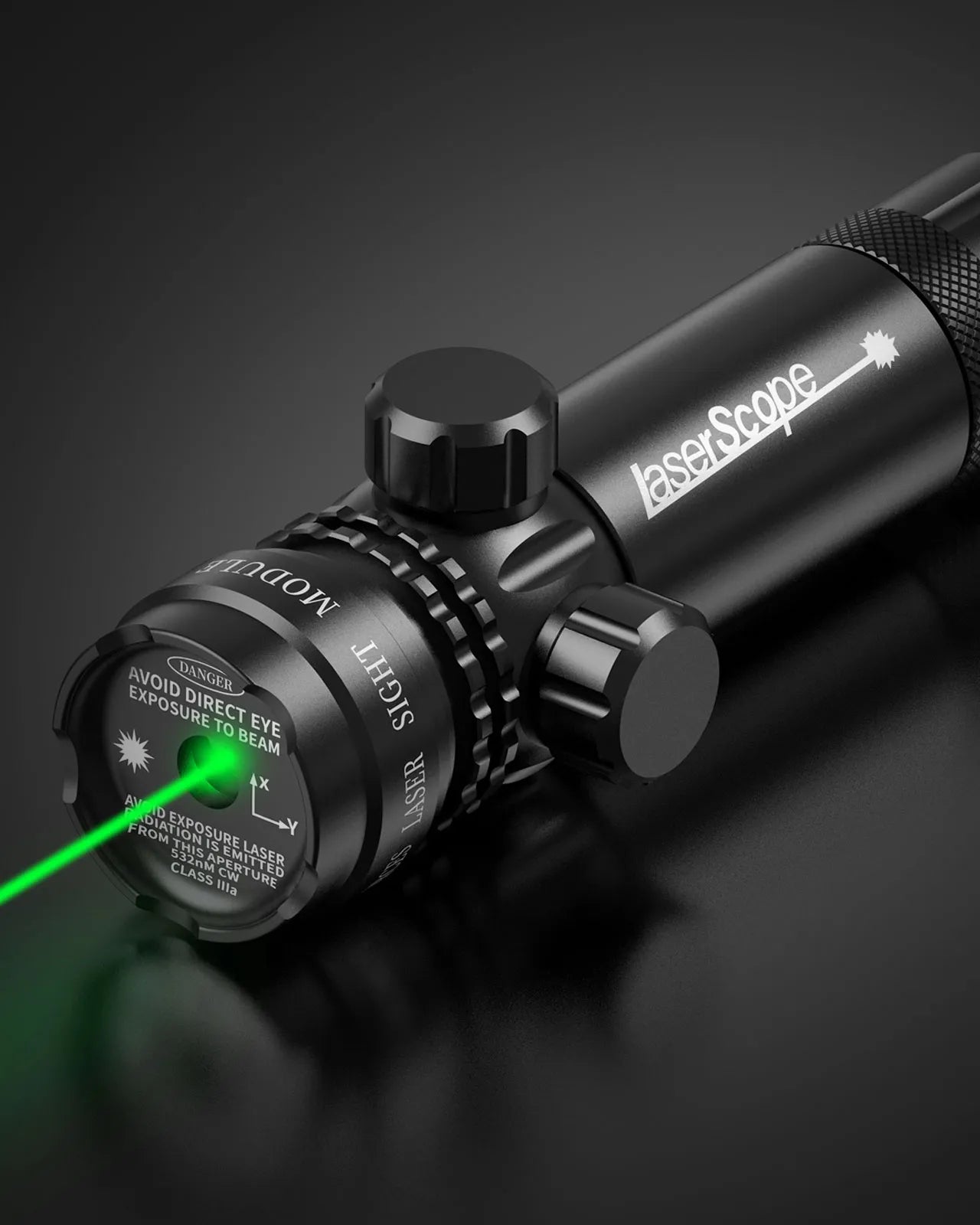 Mirino laser verde Feyachi GL6 - Tattico a doppio supporto