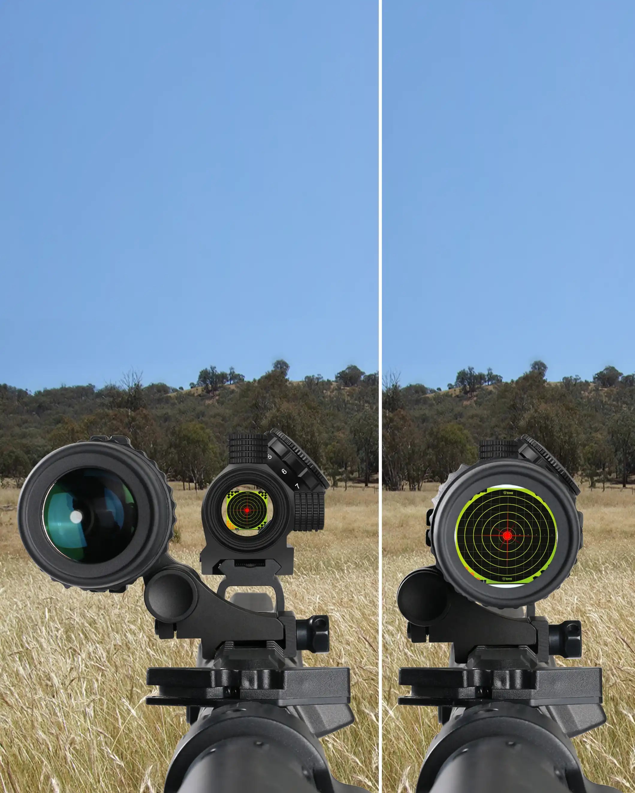 Feyachi M36 Red Dot Magnifier - Flip to Side Optics