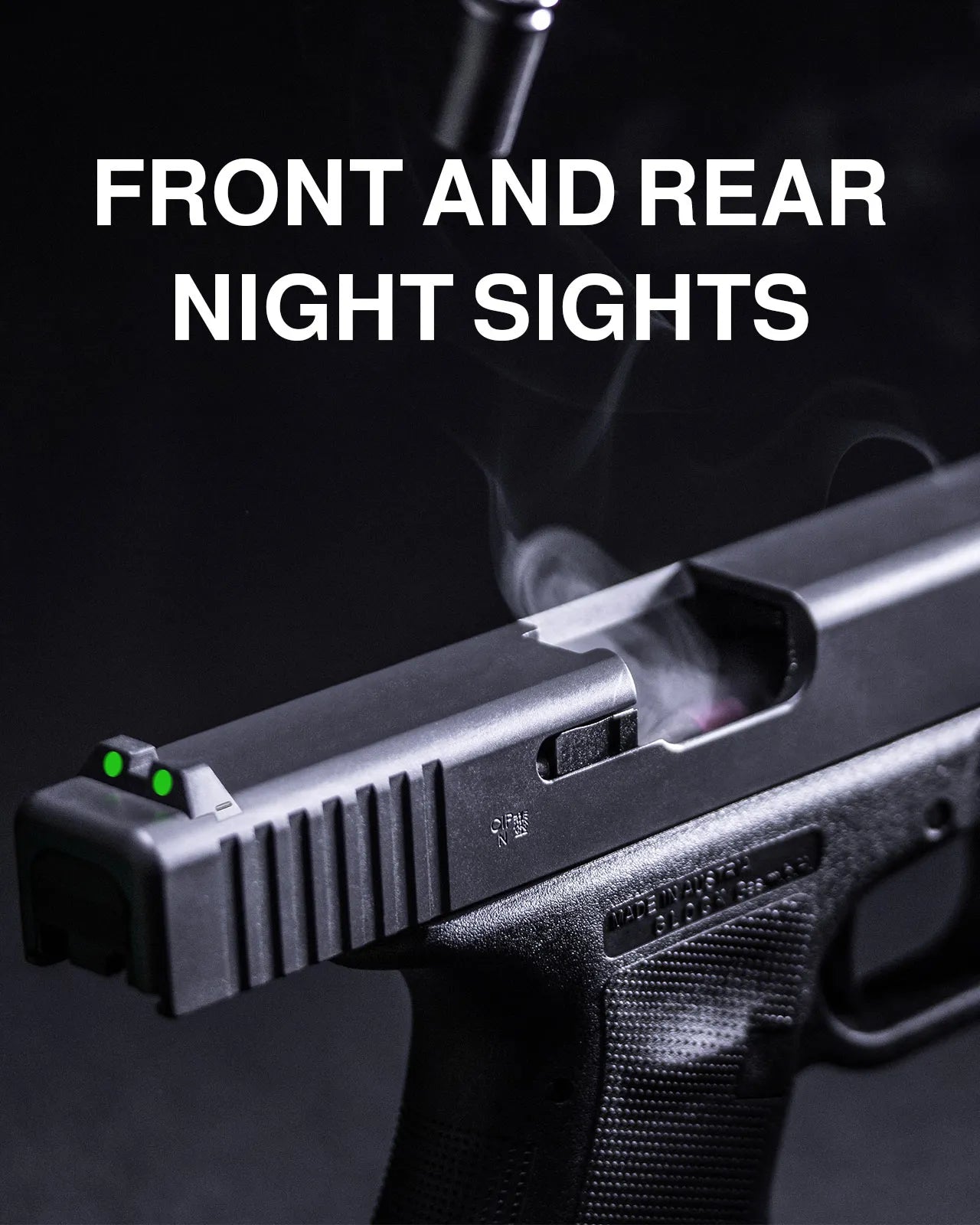Feyachi NS16 Night Sights - Lueur sombre Glock Sights