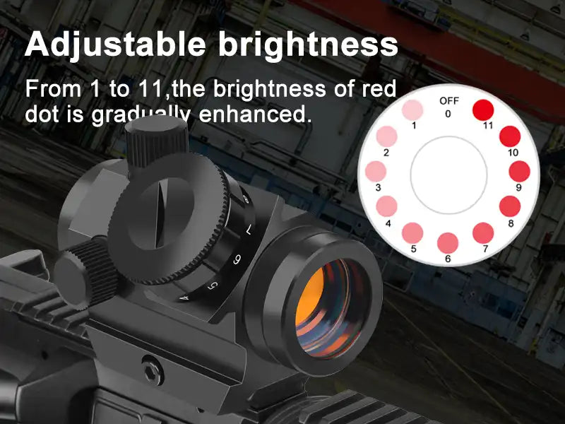 Feyachi Riser Feyachi RDS-25 Red Dot Sight - 4 MOA with Riser Mount