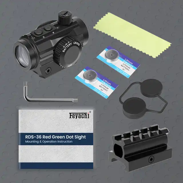 Feyachi Riser Feyachi RDS-36 Red & Green Dot Sight - Micro Reflex with Riser
