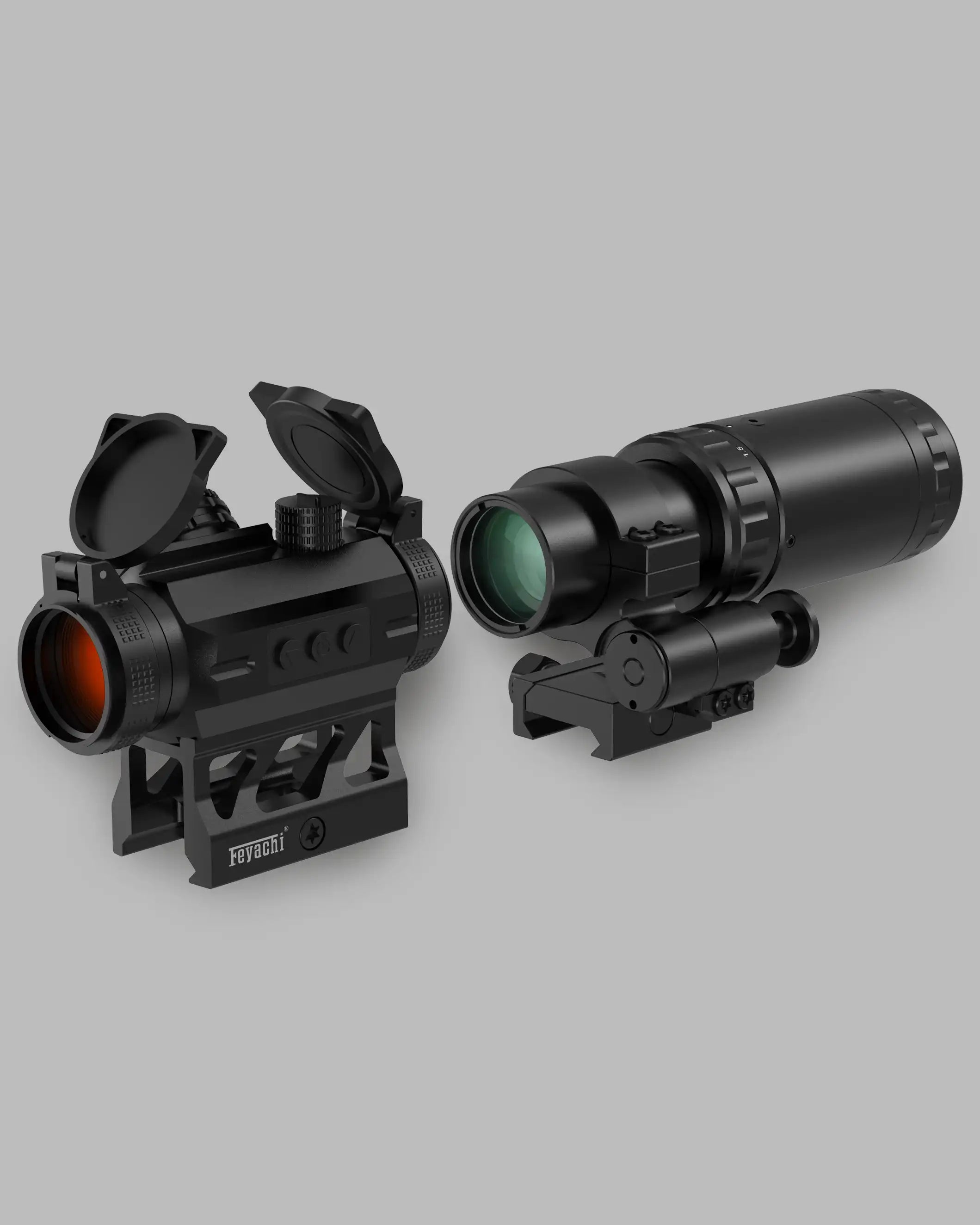Feyachi V30 & M37 Red Dot & Magnifier Combo – Co-Witness Kit