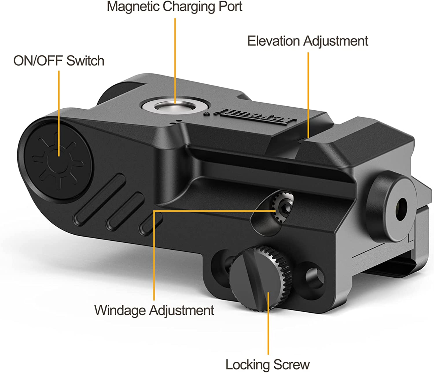 Laser vert rechargeable Feyachi LS22 - Support sur rail USB