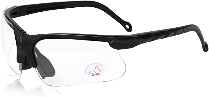 Feyachi Safety Glasses For Work Safety Goggles with Clear Anti Fog,Scratch Resistant Cycling Glasses,Protective Glasses UV400 Protection