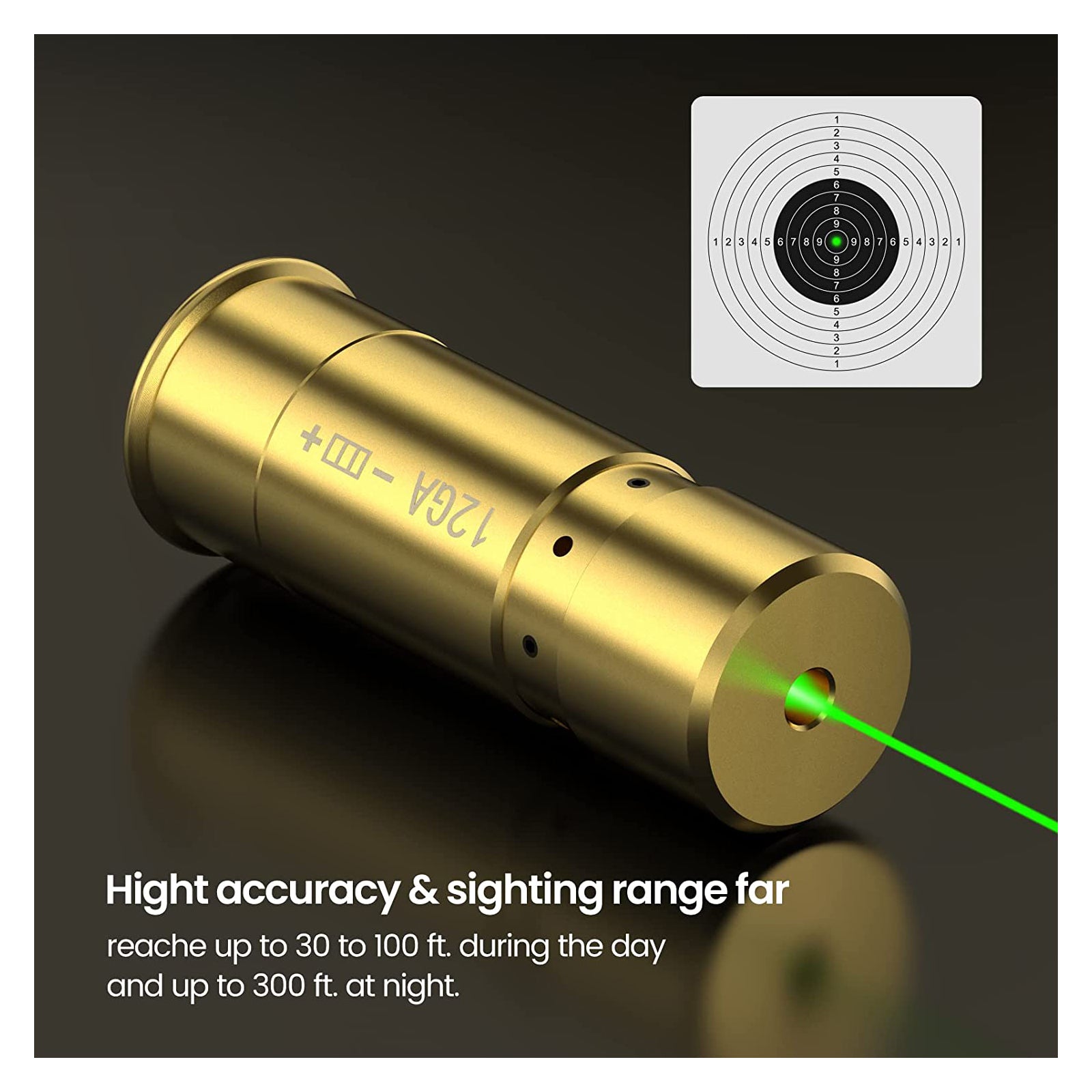 Feyachi BS39 Bore Sight - 12 Gauge Laser Boresighter