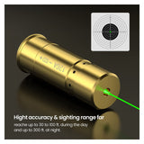 Feyachi Green Bore Sight 12 Gauge Bore Sight Laser Boresighter with 3 Sets of Batteries