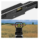 Feyachi Green Bore Sight 12 Gauge Bore Sight Laser Boresighter with 3 Sets of Batteries